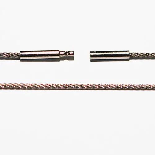 Bajonettverschluss Edelstahl Drahtcollier